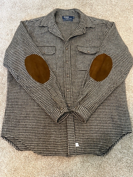 Ralph Lauren Other - Ralph Lauren Black and Cream Houndstooth Oversized Shirt.